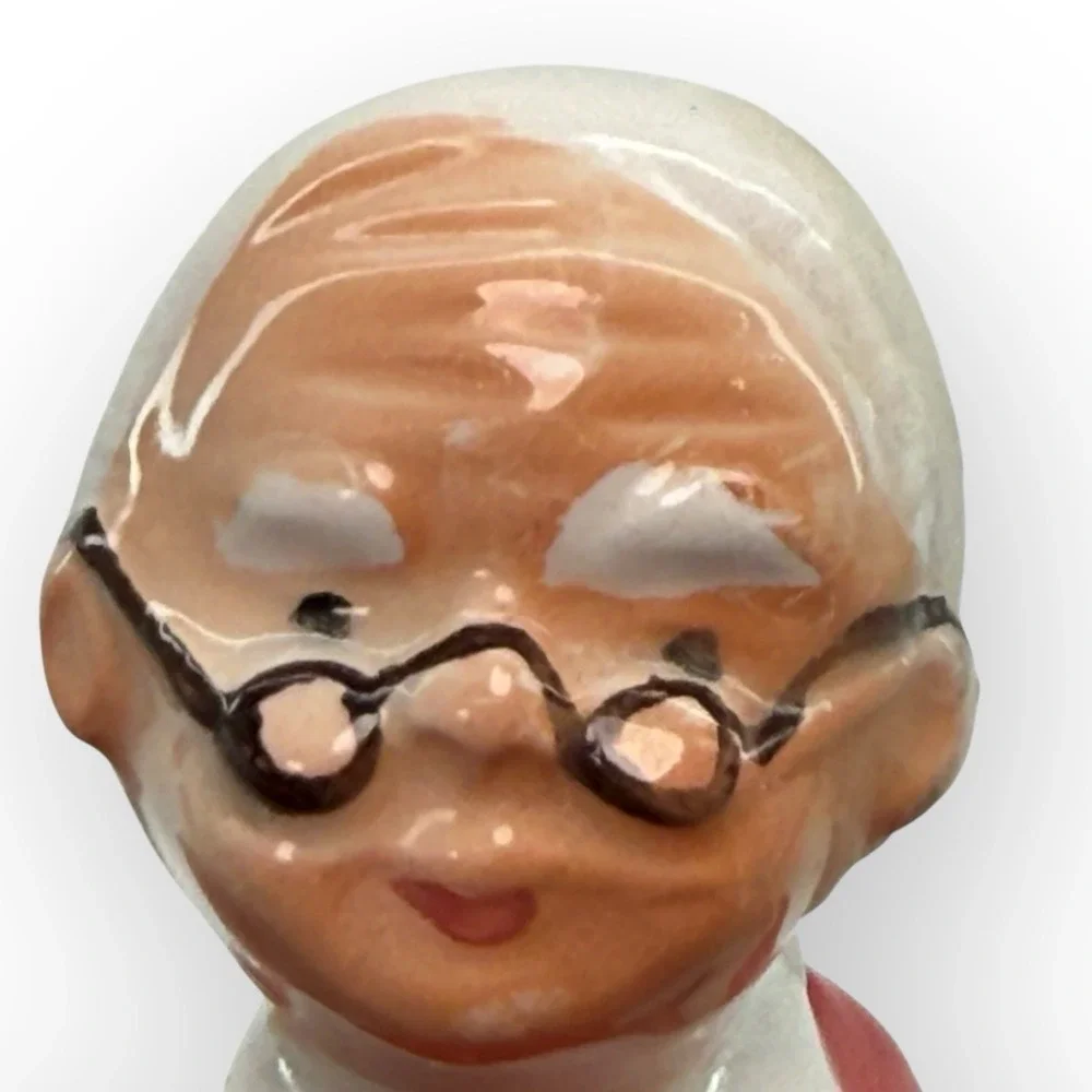 VTG 1950s–1960s Neidco Japan Santa & Mrs Claus Candle Climbers Figurines‎ Kitsch
